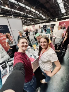 Mit Kerstin Mader von Mompreneurs auf der BuchBerlin 2026